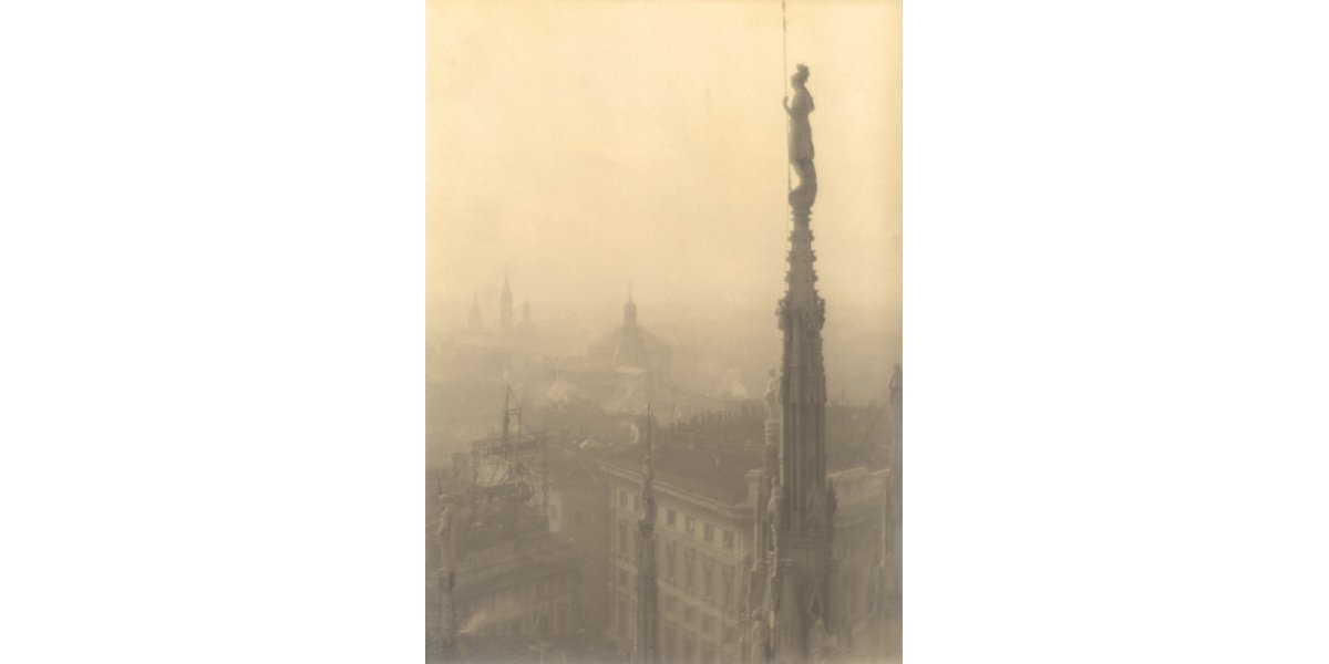 Carlo Baravalle, Spires of the Dome, Milan, 1920-1930 ca., gelatin bromide silver print on paper, Alinari Archives-Baravalle archive, Florence