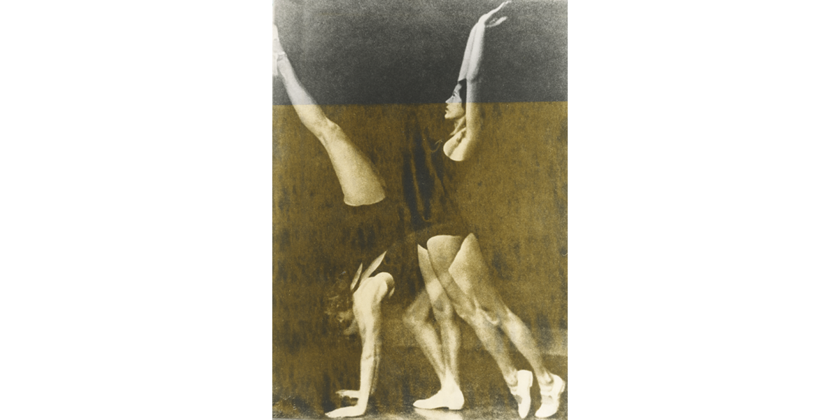 Wanda Wulz, "Esercizio", 1932, gelatin silver print, reproduction from Wanda Wulz’s original print elaborated by the artist, 295x210 mm, Alinari Archives-Studio Wulz archive, Florence
