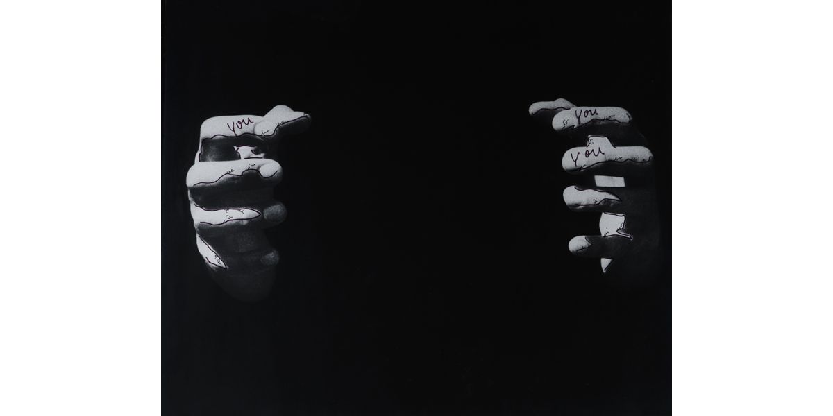 Ketty La Rocca, "You you", 1975, gelatin silver print 495x604 mm, Alinari Archives -Palazzoli collection, Florence
