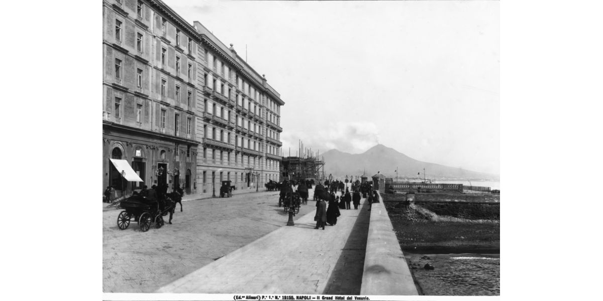 Fratelli Alinari, The Grand Hotel del Vesuvio in Naples, pre 1907, silver gelatin dry negative on glass plate, 21x27 cm, Alinari Archives-Alinari Archive, Florence