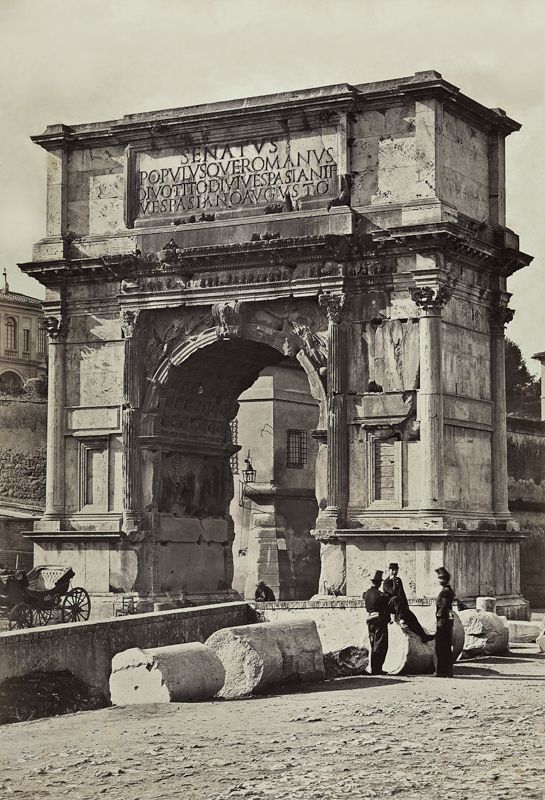 Gioacchino Altobelli, L’Arco di Tito, Roma, 1864, stampa all’albumina, Archivi Alinari, Firenze
