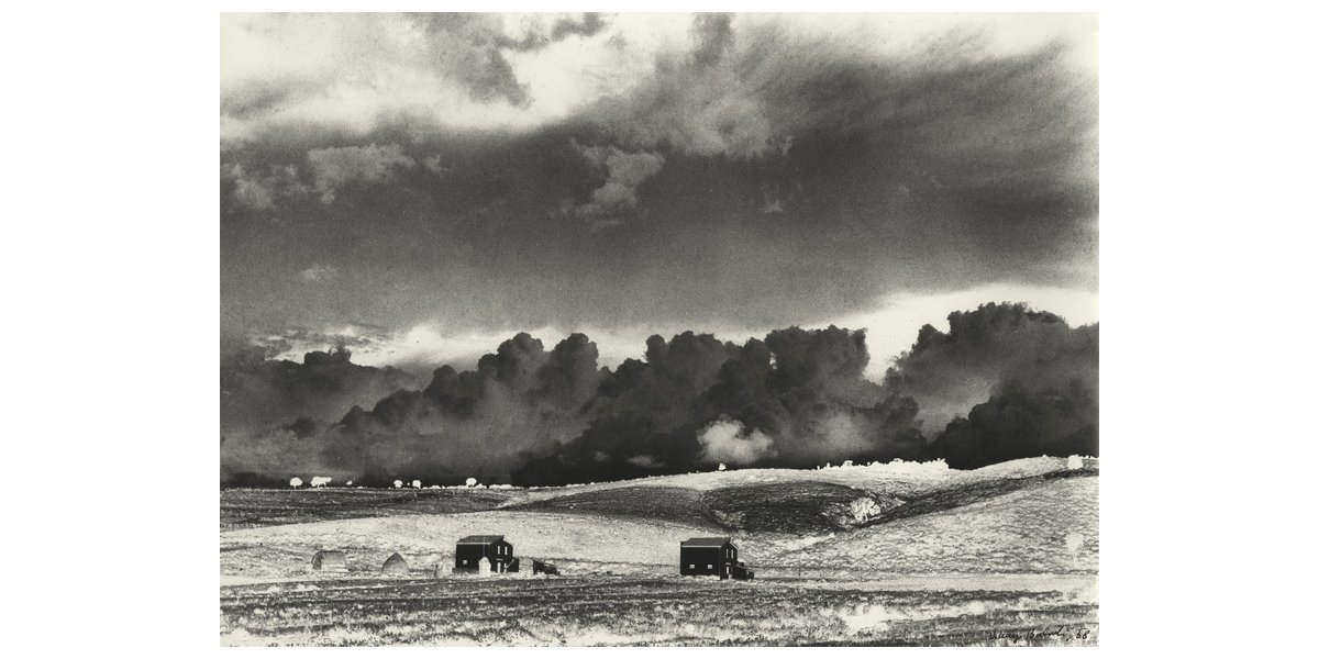 Vincenzo Balocchi, “Landscape in Tuscany”, 1958, gelatin bromide silver print on paper, Alinari Archives-Balocchi archive, Florence