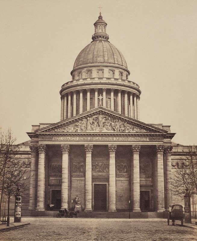Edouard-Denis Baldus, Il Pantheon, Parigi, 1860 ca., stampa all’albumina, Archivi Alinari, Firenze