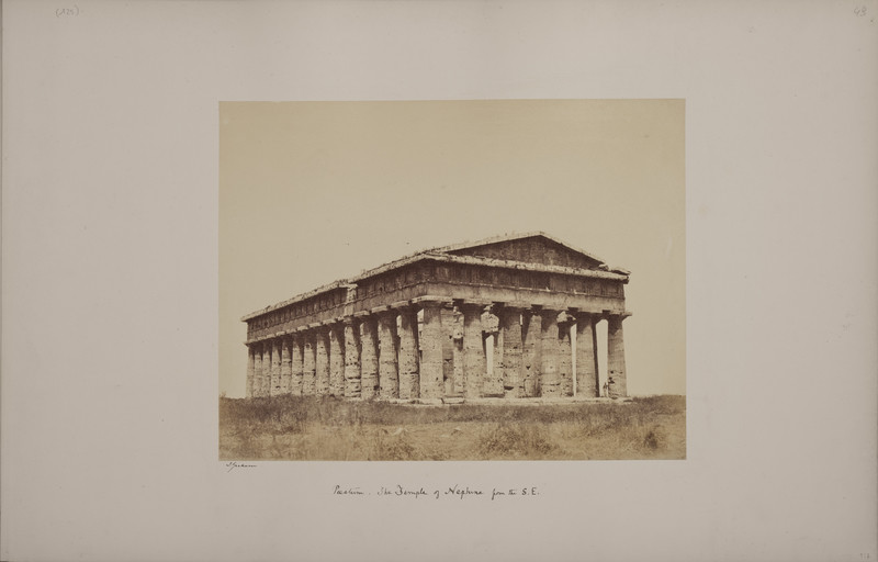 James Graham, Album “Italy” with 131 albumen photographs of Turin, Florence, Naples, Amalfi Coast, Pompeii, 1858-1862, with dedication to James Graham’s sister in 1864, Albumen prints on paper on album, Alinari Archives-Album Collection, Florence