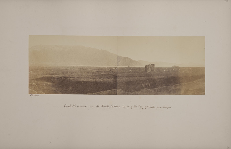 James Graham, Album “Italy” with 131 albumen photographs of Turin, Florence, Naples, Amalfi Coast, Pompeii, 1858-1862, with dedication to James Graham’s sister in 1864, Albumen prints on paper on album, Alinari Archives-Album Collection, Florence