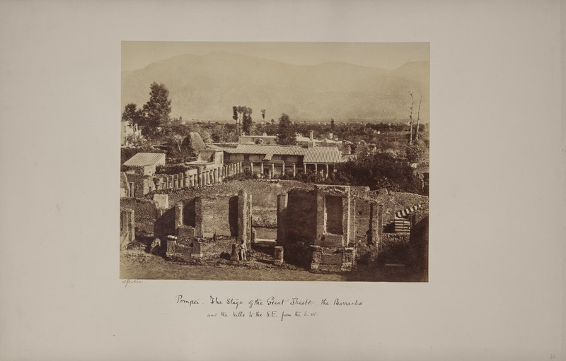 James Graham, Album “Italy” con 131 fotografie all’albumina su Torino, Firenze, Napoli, Costa Amalfitana, Pompei, 1858-1862, con dedica alla sorella di James Graham del 1864, Stampe all’albumina su carta in album, Firenze, Archivi Alinari-collezione album