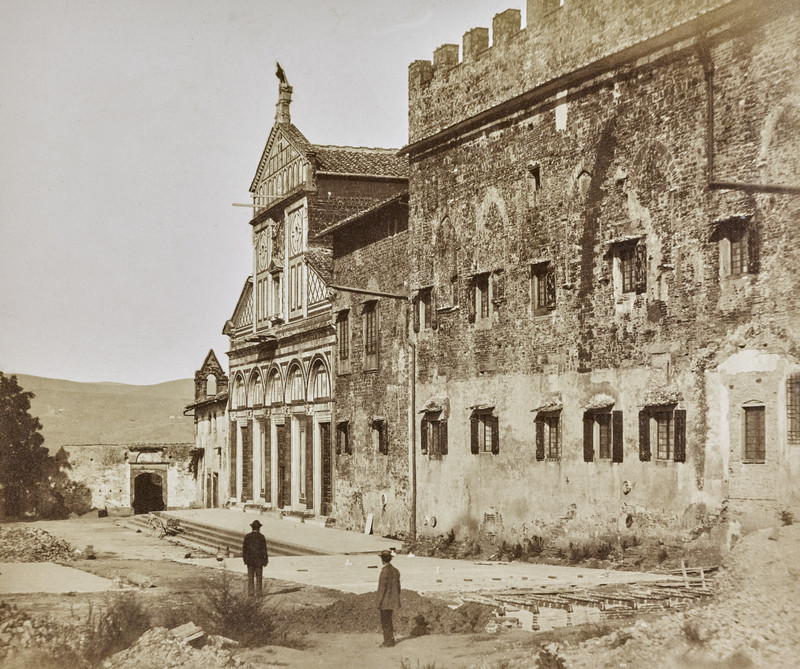 John Brampton Philpot, La Basilica di San Miniato al Monte, Firenze, 1859, stampa all’albumina, Archivi Alinari, Firenze